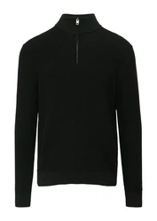 s.Oliver Strickpullover Troyer Schwarz