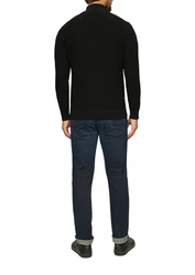 s.Oliver Strickpullover Troyer Schwarz