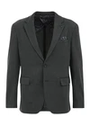 WE Fashion Jackenblazer Dunkelgrau/Grau