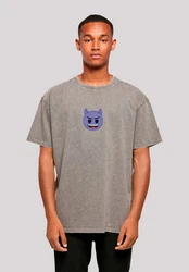 emoji couture T-Shirt Evil smiling furry face Premium Qualität lila