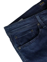 Jack & Jones Straight Jeans JJICLARK Dunkelblau/Blau/Hellblau