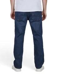 Jack & Jones Straight Jeans JJICLARK Dunkelblau/Blau/Hellblau