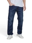 Jack & Jones Straight Jeans JJICLARK Dunkelblau/Blau/Hellblau