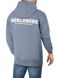 riverso Kapuzenpullover Hoodie RIVDave Blau/Dunkelblau/Grau/Hellblau