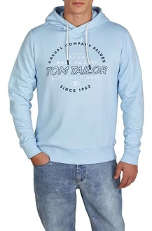 Tom Tailor Kapuzenpullover Printed Hoodie Regular Fit Streetware Sweatshirt