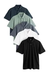 Next Poloshirt 5er-Pack Kurzarm-Poloshirts aus Jersey 