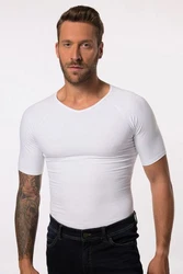 JP1880 Unterziehshirt X Finn Shapewear-Unterhemd (1880) Weiß/Creme/Grau
