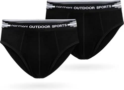 normani Slip 2er Pack Herren Retroshorts Schwarz/Türkis