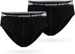 normani Slip 2er Pack Herren Retroshorts Schwarz/Türkis