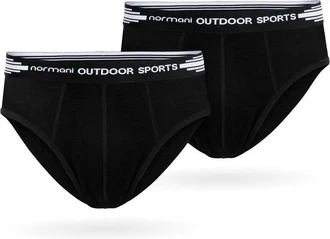 normani Slip 2er Pack Herren Retroshorts Schwarz/Türkis