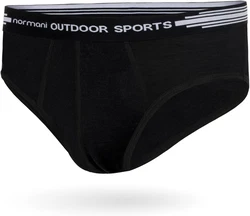 normani Slip 3er Pack Herren Merino Slip Schwarz/Dunkelgrün/Grau/Khaki/Dunkelgrau/Braun