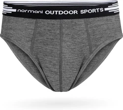 normani Slip 3er Pack Herren Merino Slip Grau/Dunkelgrau