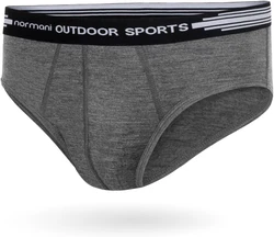 normani Slip 3er Pack Herren Merino Slip Grau/Dunkelgrau