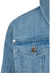 Southpole Script Denim Jacket Blau/Hellblau