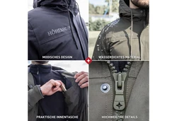 Höhenhorn Alpwall Herren Winter Jacke Braun/Khaki/Beige