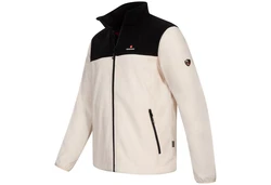 Hhenhorn Fleecejacke Badus Herren Beige/Rot/Dunkelrot