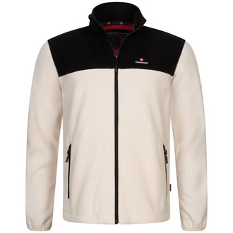 Hhenhorn Fleecejacke Badus Herren Beige/Rot/Dunkelrot