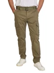 DENIMFY Cargohose DFLuke Tapered Fit Herren Freizeithose Khaki/Dunkelgrün