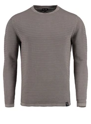 Key Largo Pullover MST MANUEL Grau/Braun/Khaki/Beige/Hellgrau/Lila