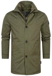 Indicode Kurzmantel INOklaho Dunkelgrün/Grün/Khaki