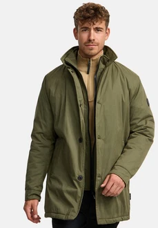Indicode Kurzmantel INOklaho Dunkelgrün/Grün/Khaki