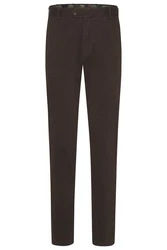 MEYER Chinohose Oslo 5-Pocket Hose Khaki/Dunkelbraun/Dunkelgrün