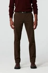 MEYER Chinohose Oslo 5-Pocket Hose Khaki/Dunkelbraun/Dunkelgrün