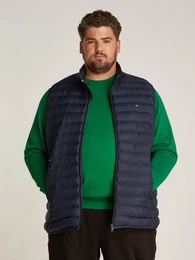 Tommy Hilfiger Big & Tall Steppweste Bt-Packable Recycled Vest-B in Groen Gren, mit Logostickerei in Brusthhe