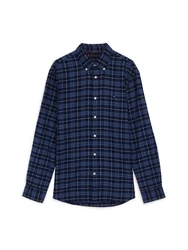 Tommy Hilfiger Langarmhemd Brushed Easy Check RF Shirt mehrfarbig/aegean sea multi