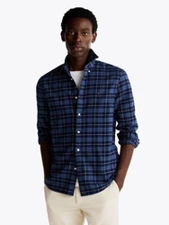 Tommy Hilfiger Langarmhemd Brushed Easy Check RF Shirt mehrfarbig/aegean sea multi