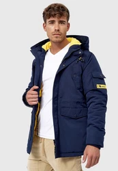 Indicode Winterjacke Ocala Dunkelblau
