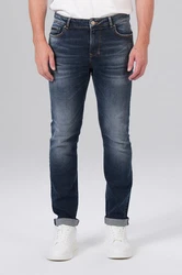 Miracle of Denim 5-Pocket Jeans Cornell Regular (1-tlg) Creme/Weiß/Blau