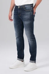 Miracle of Denim 5-Pocket Jeans Cornell Regular (1-tlg) Creme/Weiß/Blau