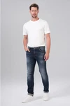 Miracle of Denim 5-Pocket Jeans Cornell Regular (1-tlg) Creme/Weiß/Blau