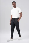 Miracle of Denim 5-Pocket Jeans Hank Chino Schwarz/Weiß/Grau/Hellgrau