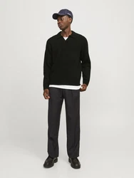Jack & Jones Strickpullover Poloshirt Regular Fit 