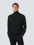 NO EXCESS Rollkragenpullover Strickpullover Schwarz/Beige