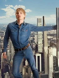 BIG STAR Tapered-fit Jeans TERRY TAPERED Blau/Hellblau