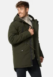 Indicode Winterjacke INBenicio Dunkelgrün/Grün
