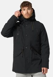 Indicode Winterjacke INBenicio Dunkelblau/Schwarz