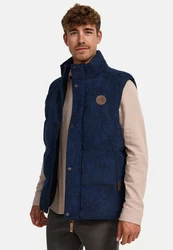 Indicode Winterjacke Incobbyn Rot/Dunkelblau/Hellblau