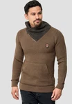 Indicode Pullover Dane Braun/Khaki/Grau/Beige