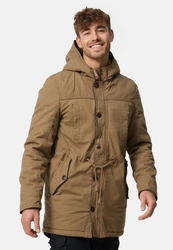 Indicode Winterjacke Barge Braun/Beige/Khaki