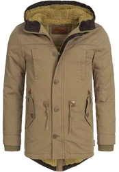 Indicode Winterjacke Barge Braun/Beige/Khaki