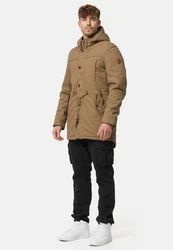 Indicode Winterjacke Barge Braun/Beige/Khaki
