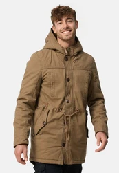 Indicode Winterjacke Barge Braun/Beige/Khaki