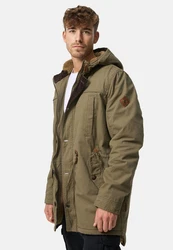 Indicode Winterjacke Barge Dunkelgrün/Khaki/Grün