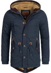 Indicode Winterjacke Barge Dunkelblau/Hellblau/Blau
