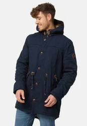 Indicode Winterjacke Barge Dunkelblau/Hellblau/Blau