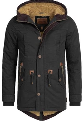 Indicode Winterjacke Barge Dunkelgrün/Khaki/Schwarz/Dunkelgrau
